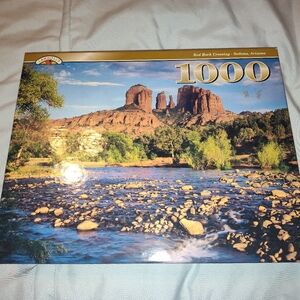 Landolls 1000 piece jigsaw puzzle Red Rock crossing Sedona Arizona